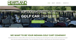 Desktop Screenshot of heartlandgolfcars.com